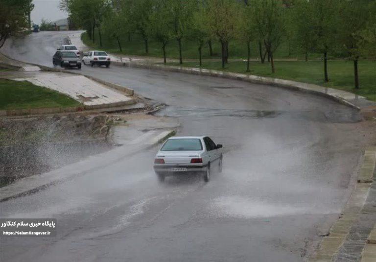 راه های استان کرمانشاه لغزنده است