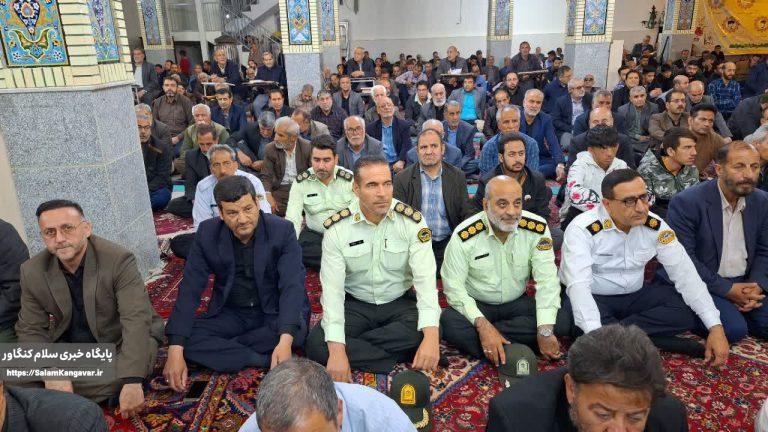 اجتماع مردم عزادار و قدرشناس کنگاور در سوگ رئیس جمهور