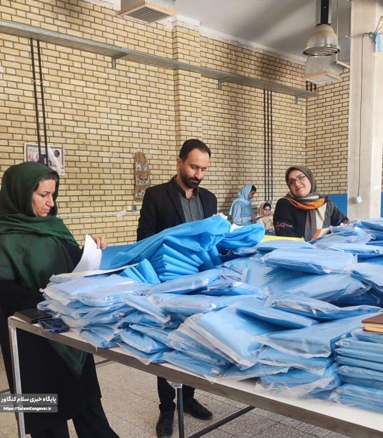 بازدید دستیار مردمی سازی فرماندار از تولیدی البسه بیمارستانی
