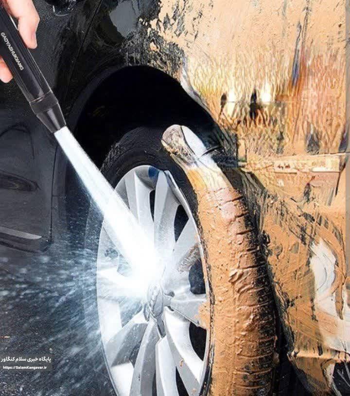 پایان ضرب العجل و آغاز جمع آوری انشعابات آب شرب کارواش های سطح شهر کنگاور