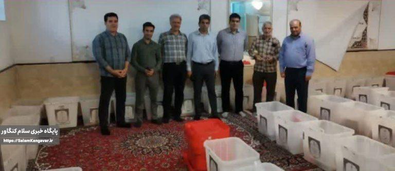 آماده سازی لوازم و امکانات اخذ رأی در کنگاور