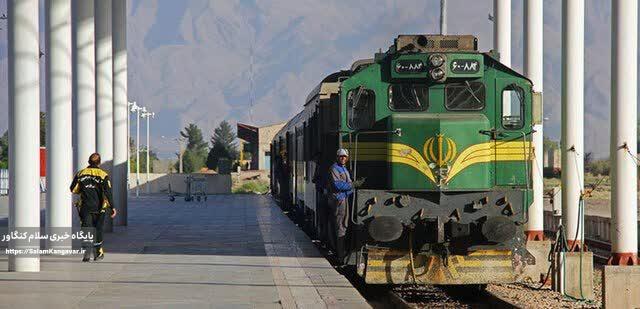 تردد قطار در مسیر کرمانشاه _مشهد روزانه می شود