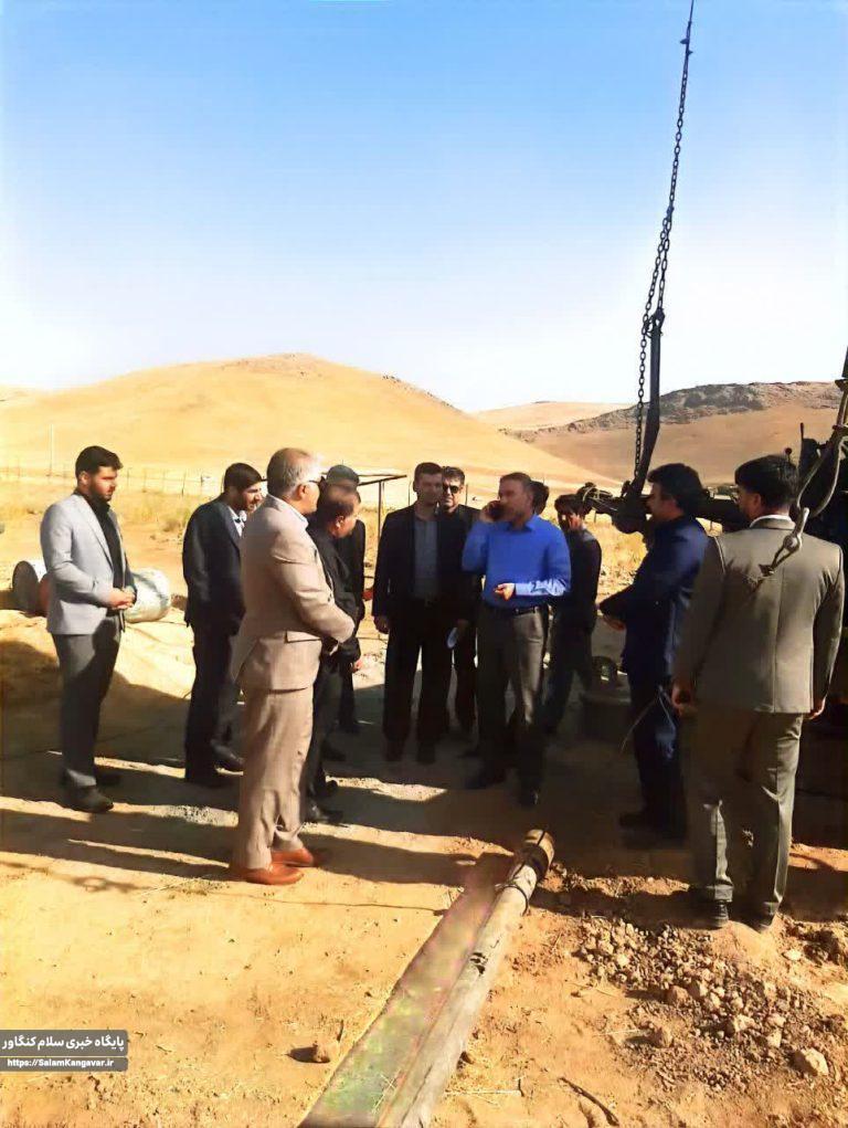 بازدید میدانی از منابع تامین و توزیع آب شرب شهری و روستایی کنگاور
