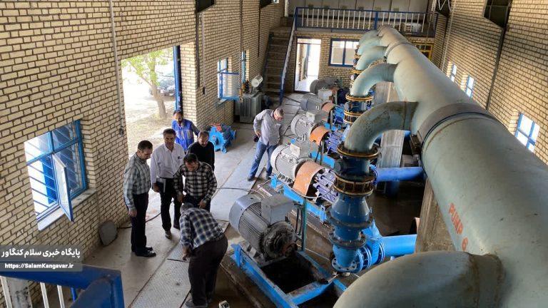 بازدید از تاسیسات آب کنگاور و گودین