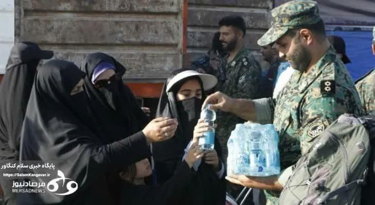 خدمات رسانی شبانه روزی یگان ویژه کرمانشاه به زوار