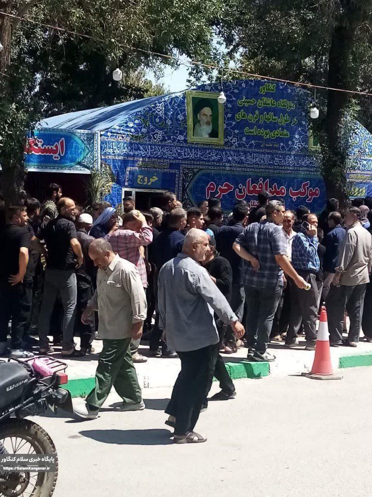 صدای پای اربعین در کنگاور شنیده نشد