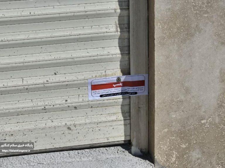 پلمب یک واحد غیرمجاز مشاور املاک در کنگاور