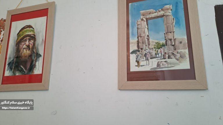 افتتاح نمایشگاه نقاشی در کنگاور