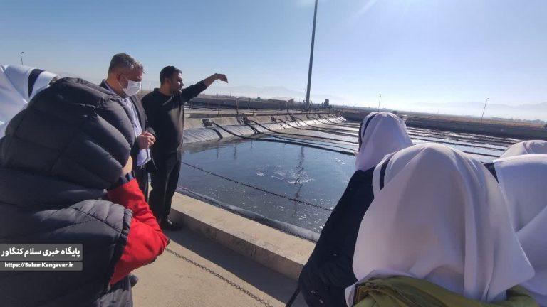 بازدید علمی دانش آموزان از تاسیسات آب وفاضلاب شهرستان