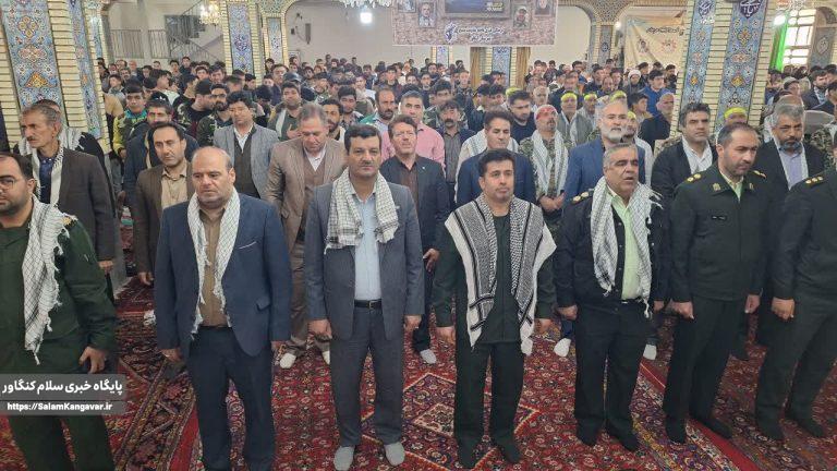 رزمایش اقتدار بسیجیان در کنگاور برگزار شد