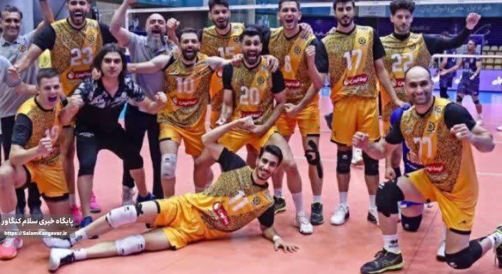 شکست تیم والیبال شهداب مقابل قهرمان اروپا