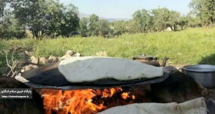 نان ساجی میراثی برگرفته از قلب زاگرس