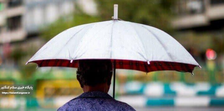 سامانه بارشی امروز از کرمانشاه خارج می شود