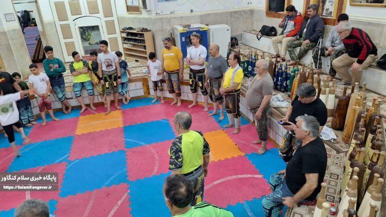 برگزاری مراسم سالگرد سردار سلیمانی در زورخانه شاه مردان کنگاور