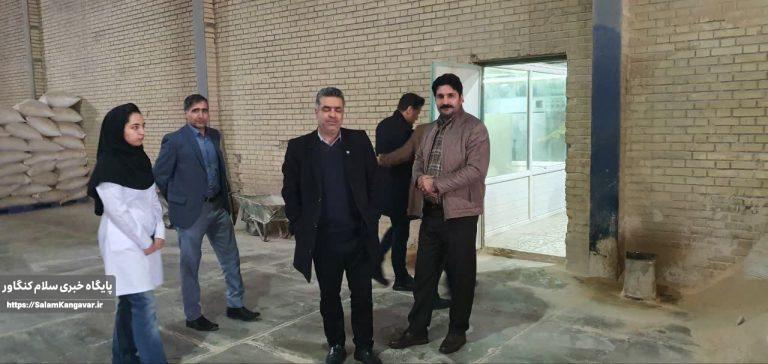 بازدید از کارخانه خوراک دام پارس غرب کنگاور