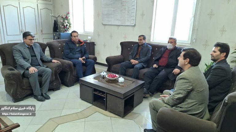 دیدار مدیران و کارکنان ادارات مختلف با فرماندار کنگاور