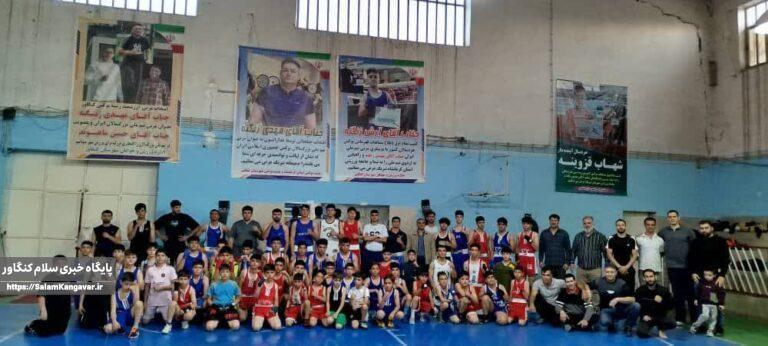 برگزاری مسابقات بوکس چندجانبه در شهرستان کنگاور