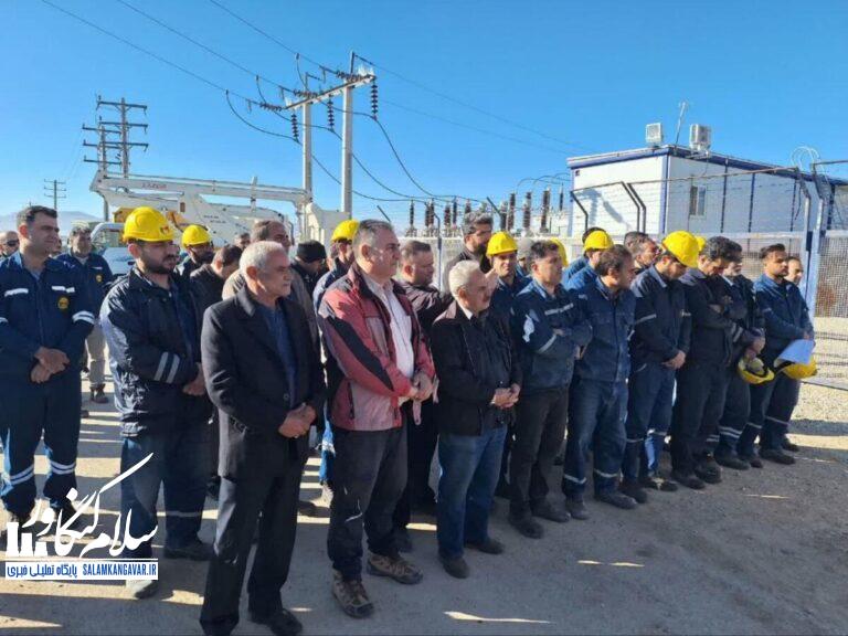 اقدام جهادی در راستای افزایش پایداری شبکه برق کنگاور