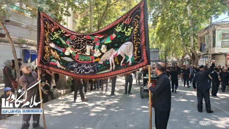 خروش بینظیر عزاداران کنگاوری در روز عاشورا