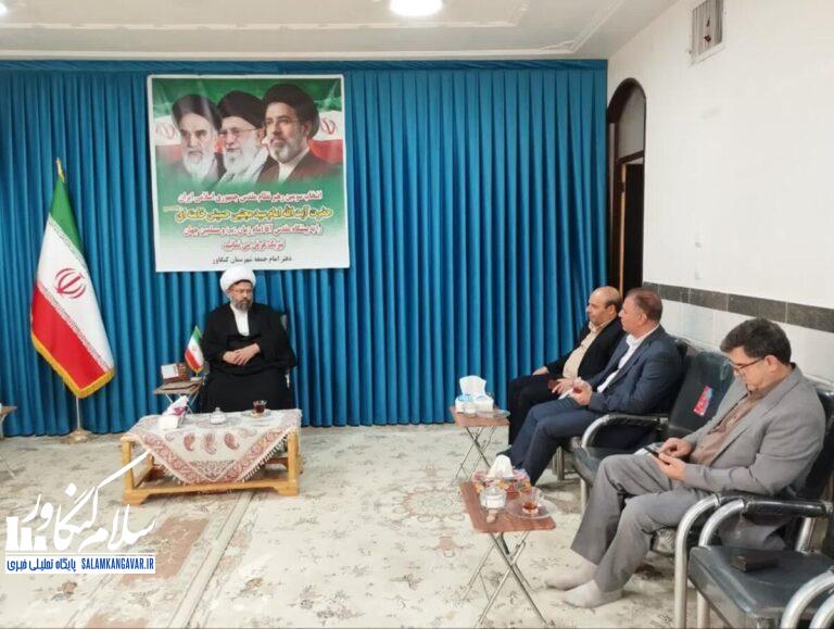 پیگیری مطالبات مردمی شهرستان کنگاور توسط امام جمعه
